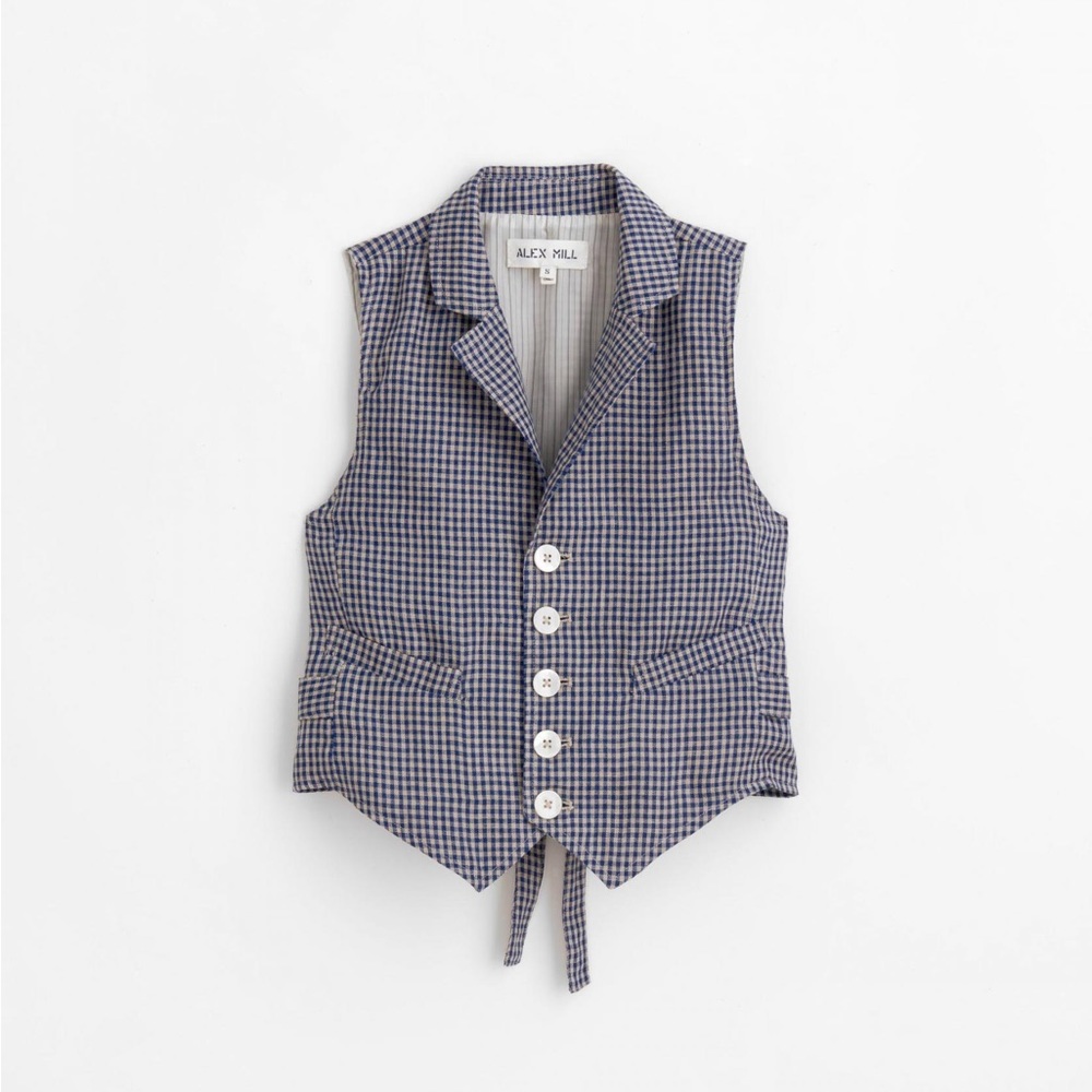 Alex Mill gingham vest